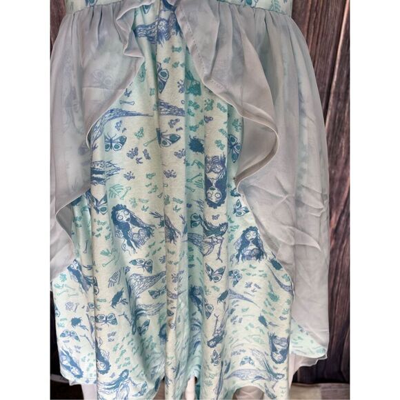 Corpse Bride Emily Flowy Lace-Up Cami Dress (Sm) - Picture 5 of 8